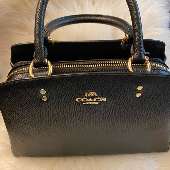 Coach Mini Lillie Shoulder Crossbody Bag in Black - Picture 11 of 13
